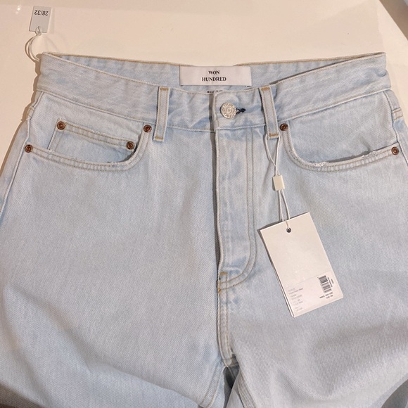 Brand new with tag 🇮🇹 Won Hundred Blue Pearl frost Jean( light wash) - Picture 6 of 14